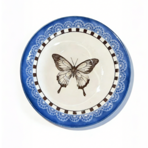 8-Inch Butterfly Ceramic Plate - Image 1