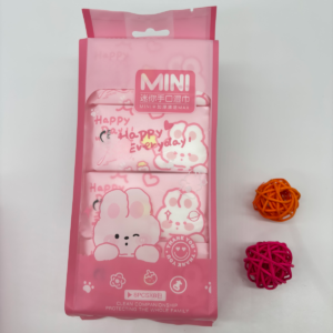 Mini Hand & Mouth Wet Wipes 8-Pack, 64pcs - 0986 - Image 1