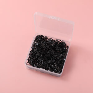 PP Box Hair Ties – Black - Image 3