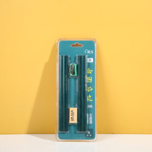 100 6-piece 2B pencil + sharpener + eraser - Image 3