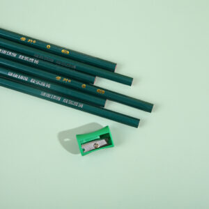 100 6-piece 2B pencil + sharpener + eraser - Image 4