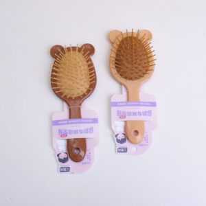 Milk tea color large air bag comb-912 - Image 1