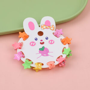 Macaron Color Children's Claw Clips 10pcs-1 - Image 1
