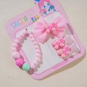 Bracelet + Butterfly Hair Clip Jewelry Set - Image 3