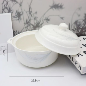 9-inch Double-Handle Covered Soup Pot – Grade C, With Code - Image 1