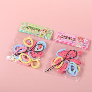 Hanging Carded Large Scrunchies & Bun Maker – Colorful - Image 1