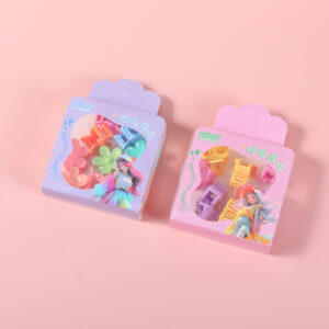 PP Square Box Hair Claws – Colorful - Image 1