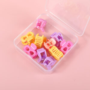 PP Square Box Hair Claws – Colorful - Image 3