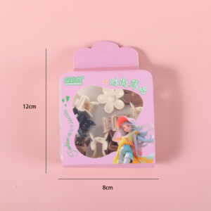 PP Square Box Hair Claws – Coffee - Image 2