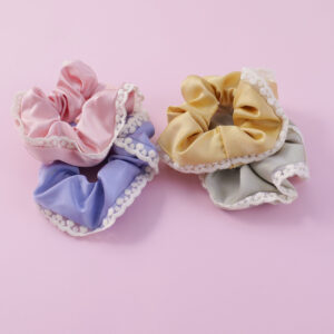 Satin Lace Scrunchie - Image 2