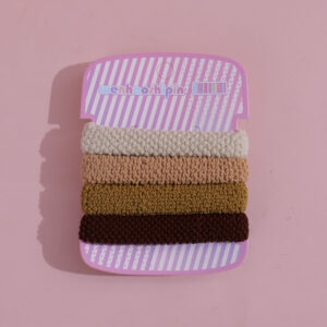 Coffee Series Hair Ties 4pcs - Image 1