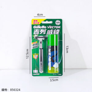 Rotating Double-Layer Razor + Foam Combo (1*12) - Image 3