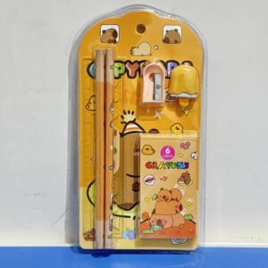 Capybara Series – Capybara Stationery Set 8031 - Image 1