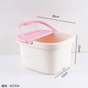 2826 Pink Foot Bath Bucket 16L - Image 3