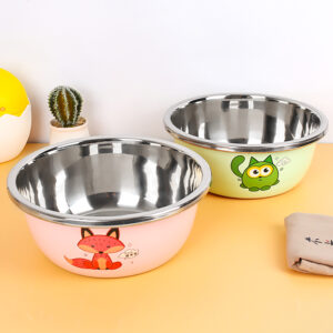 28cm Macaron Decal Non-Magnetic Mixing Bowl - Image 1