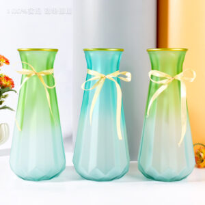 Gold Rim Decor Vase-4 Colors Random-2136 - Image 3
