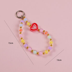 Hollow Peach Blossom Keychain - Image 2