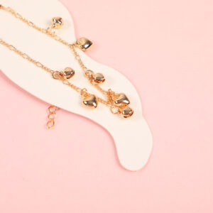 Random Mixed Style Golden Moderate Luxury Anklet-4 - Image 3