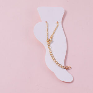 Random Mixed Style Golden Moderate Luxury Anklet-3 - Image 3