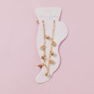 Random Mixed Style Golden Moderate Luxury Anklet-2 - Image 1