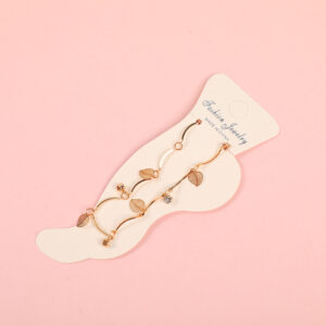 Random Mixed Style Golden Moderate Luxury Anklet-24 - Image 2