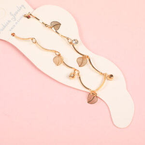 Random Mixed Style Golden Moderate Luxury Anklet-24 - Image 3