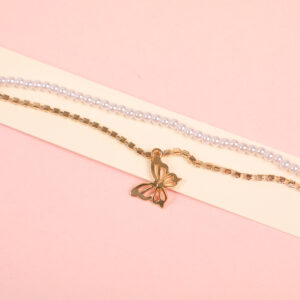 Random Mixed Style Pearl Golden Series Bracelet-4 - Image 3