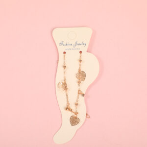 Random Mixed Style Golden Moderate Luxury Anklet-18 - Image 1