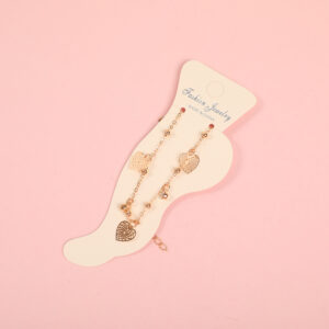 Random Mixed Style Golden Moderate Luxury Anklet-18 - Image 2