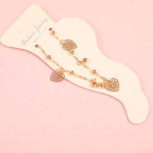 Random Mixed Style Golden Moderate Luxury Anklet-18 - Image 3