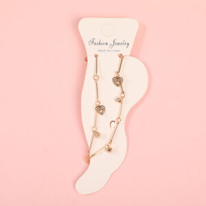 Random Mixed Style Golden Moderate Luxury Anklet-13 - Image 1