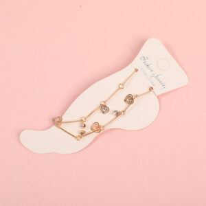 Random Mixed Style Golden Moderate Luxury Anklet-13 - Image 2