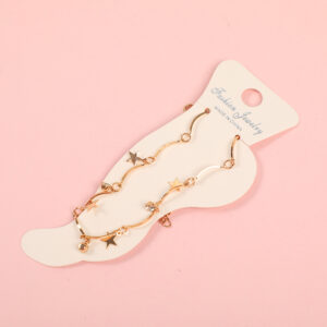 Random Mixed Style Golden Moderate Luxury Anklet-25 - Image 2