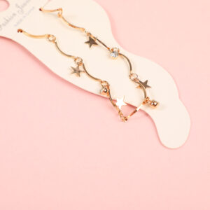 Random Mixed Style Golden Moderate Luxury Anklet-25 - Image 3