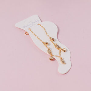 Random Mixed Style Golden Moderate Luxury Anklet-5 - Image 2