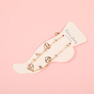Random Mixed Style Golden Moderate Luxury Anklet-20 - Image 2