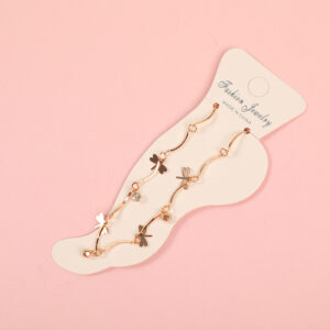 Random Mixed Style Golden Moderate Luxury Anklet-23 - Image 2