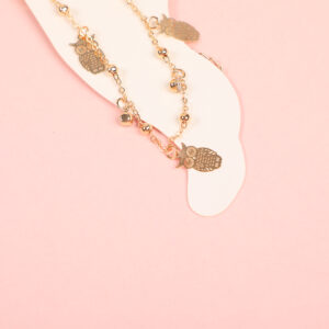 Random Mixed Style Golden Moderate Luxury Anklet-16 - Image 3