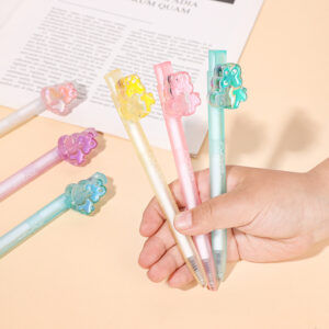 Rabbit glitter gel pen 20604-blue(1 PC) - Image 2