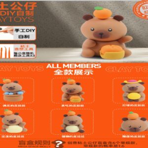 Capybara Theme - Super Light Clay Figurine Blind Box - Image 1