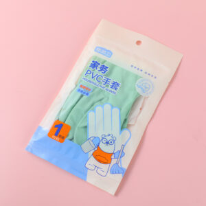 Single Pack Jelly-Color Latex Gloves-301 - Image 1