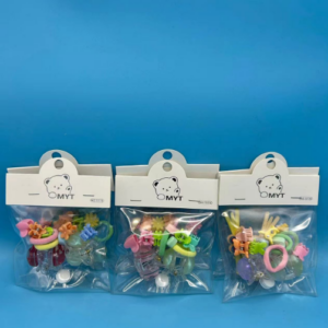 Colored acrylic children's hair clip - Image 1