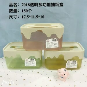 Transparent Multifunctional Tissue Box-7018 - Image 1
