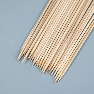 BBQ bamboo skewer 100pcs - Image 3