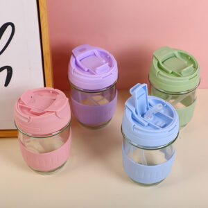 Double drinking glass cup 300ml - Image 1