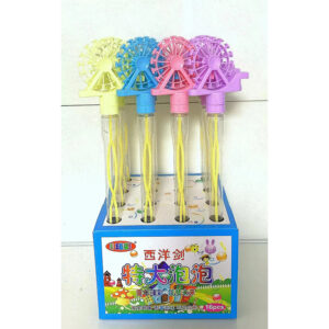 Ferris wheel bubble water wand with whistle - Image 1
