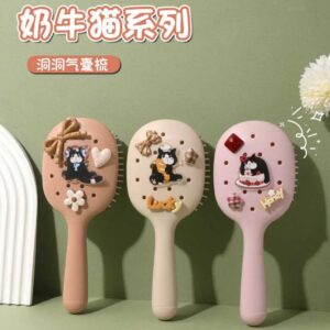 Cow Cat Air Cushion Hair Brush 272 - Image 1