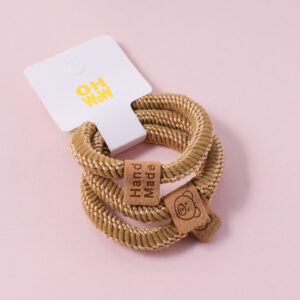Spiral Pattern Hair Ties 3pcs - Image 2