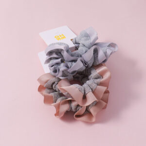 Shiny Thread Hair Ties 2pcs - Image 2