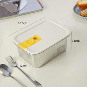 304 Steel  Food Container 1000ml - Image 2